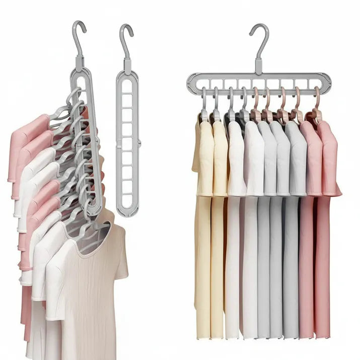 Smart sammenleggbar kleshenger